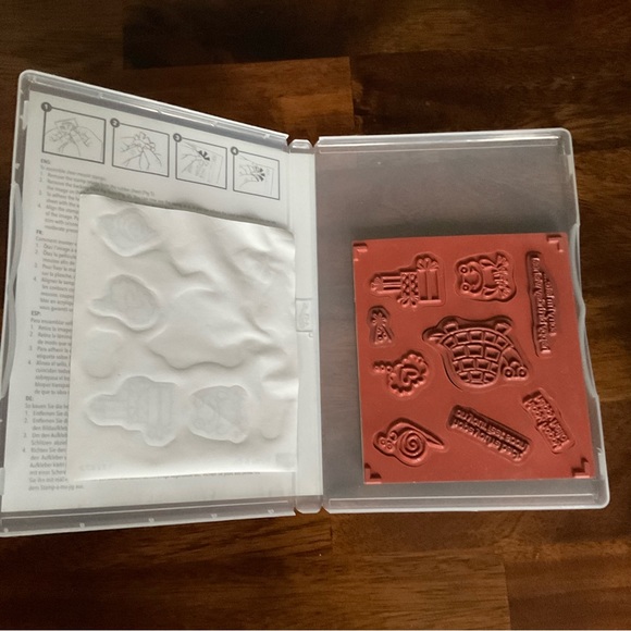 Stampin Up! Turtle & Co set of 9 clear mount stamp set - Picture 4 of 5